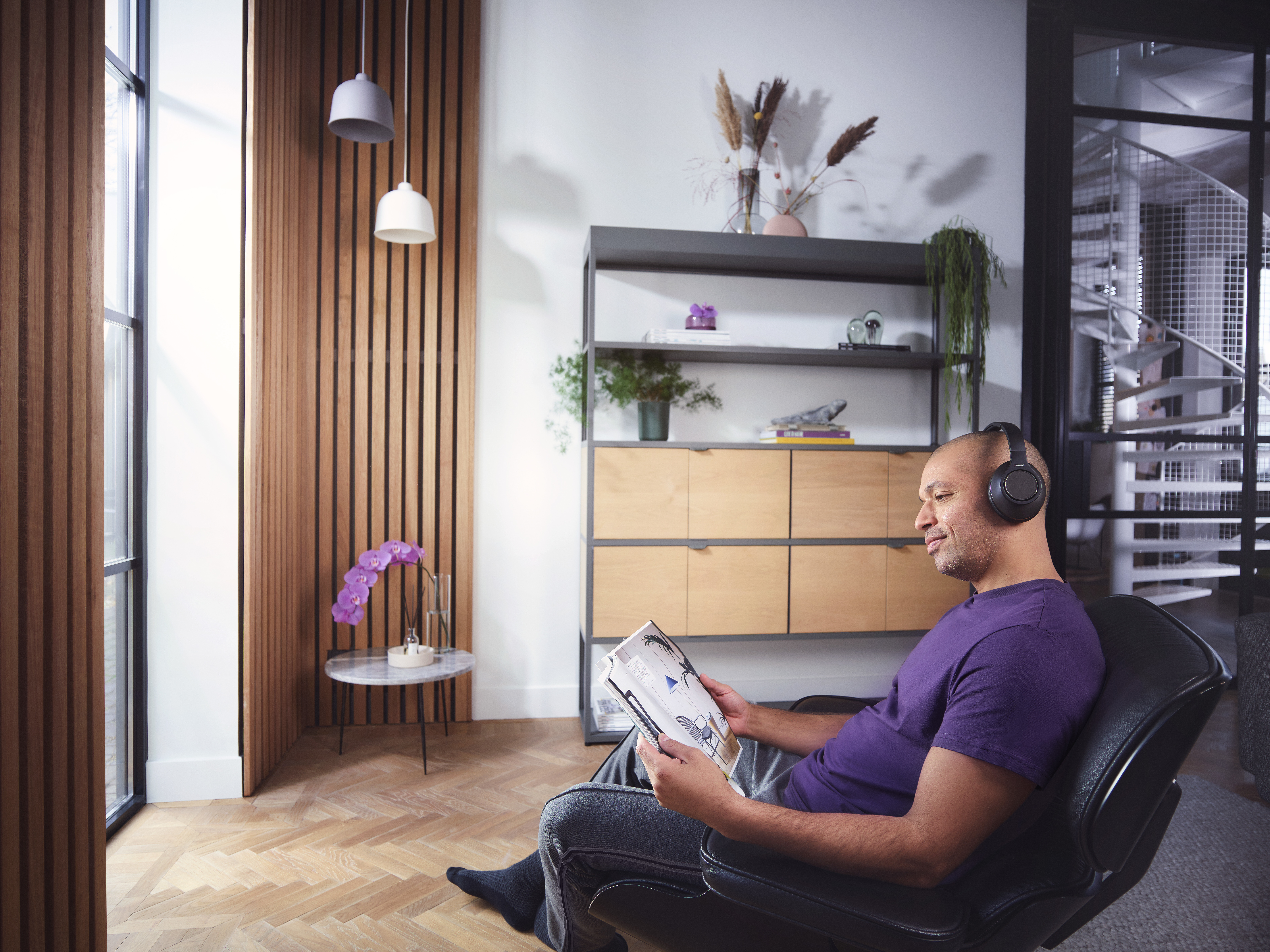 Hoofdtelefoon PHILIPS TAH6206BK/00 voor tv