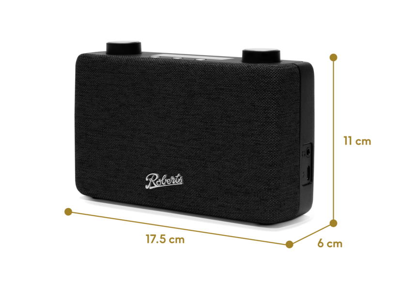 DAB+ radio ROBERTS Play 11 zwart