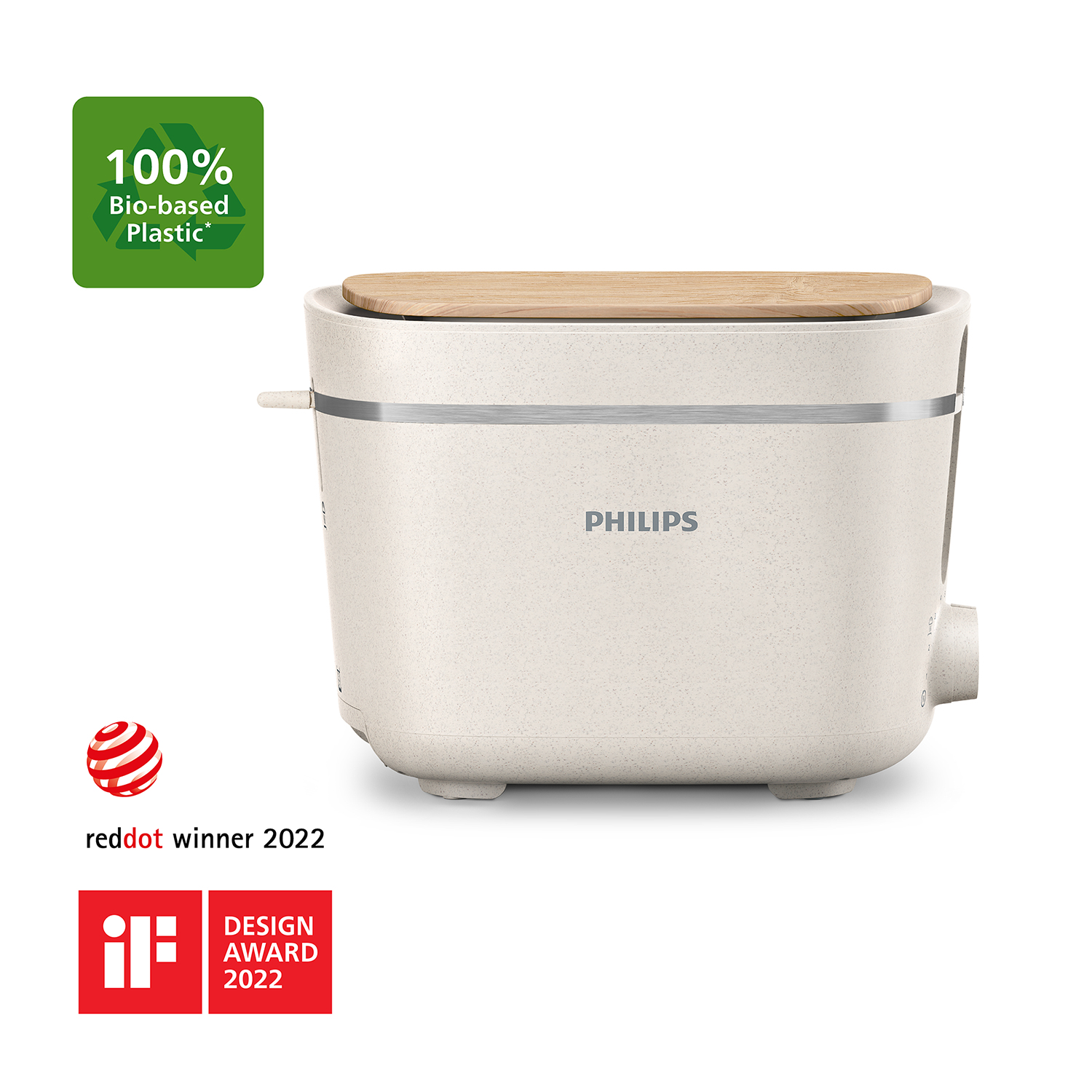 Broodrooster PHILIPS HD2640/10 Eco Series Mat Wit