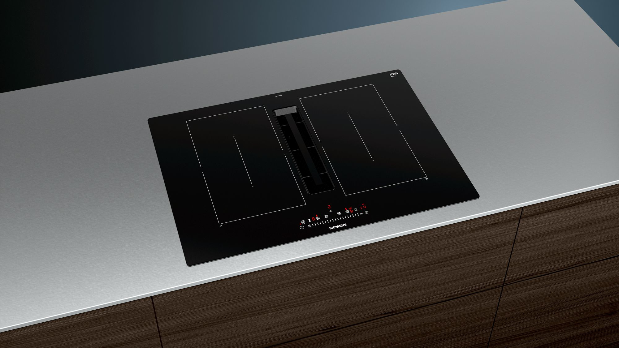 Siemens iQ500 ED711FQ15E plaque Noir Intégré 70 cm Plaque avec zone à induction 4 zone(s)