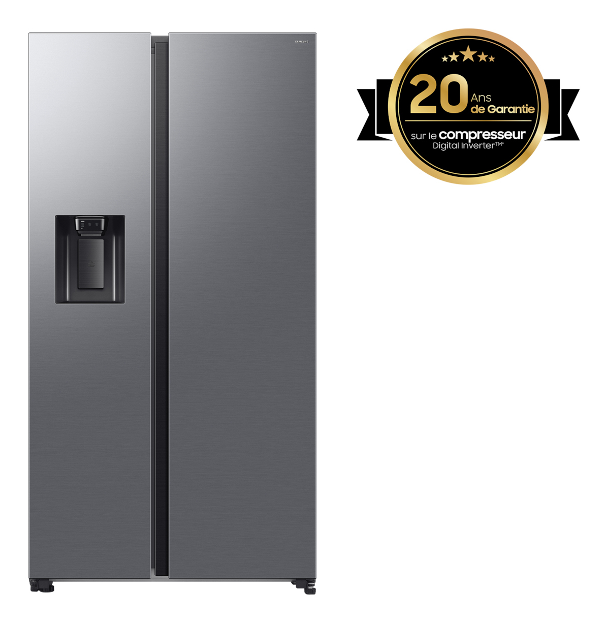 Koelkast SAMSUNG RS70F66KCTEF / SBS / C / mat inox / wifi
