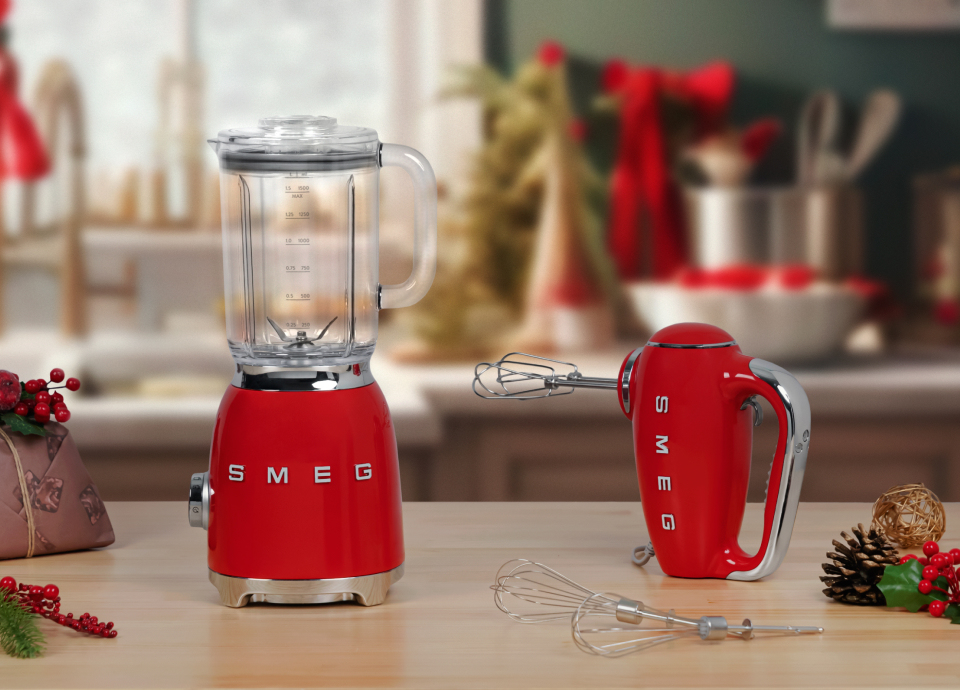 Smeg BLF03RDEU blender 1,5 l Blender voor op aanrecht 800 W Rood