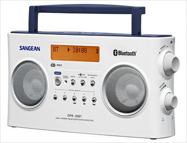 Sangean digital radio bt dab+ blanc