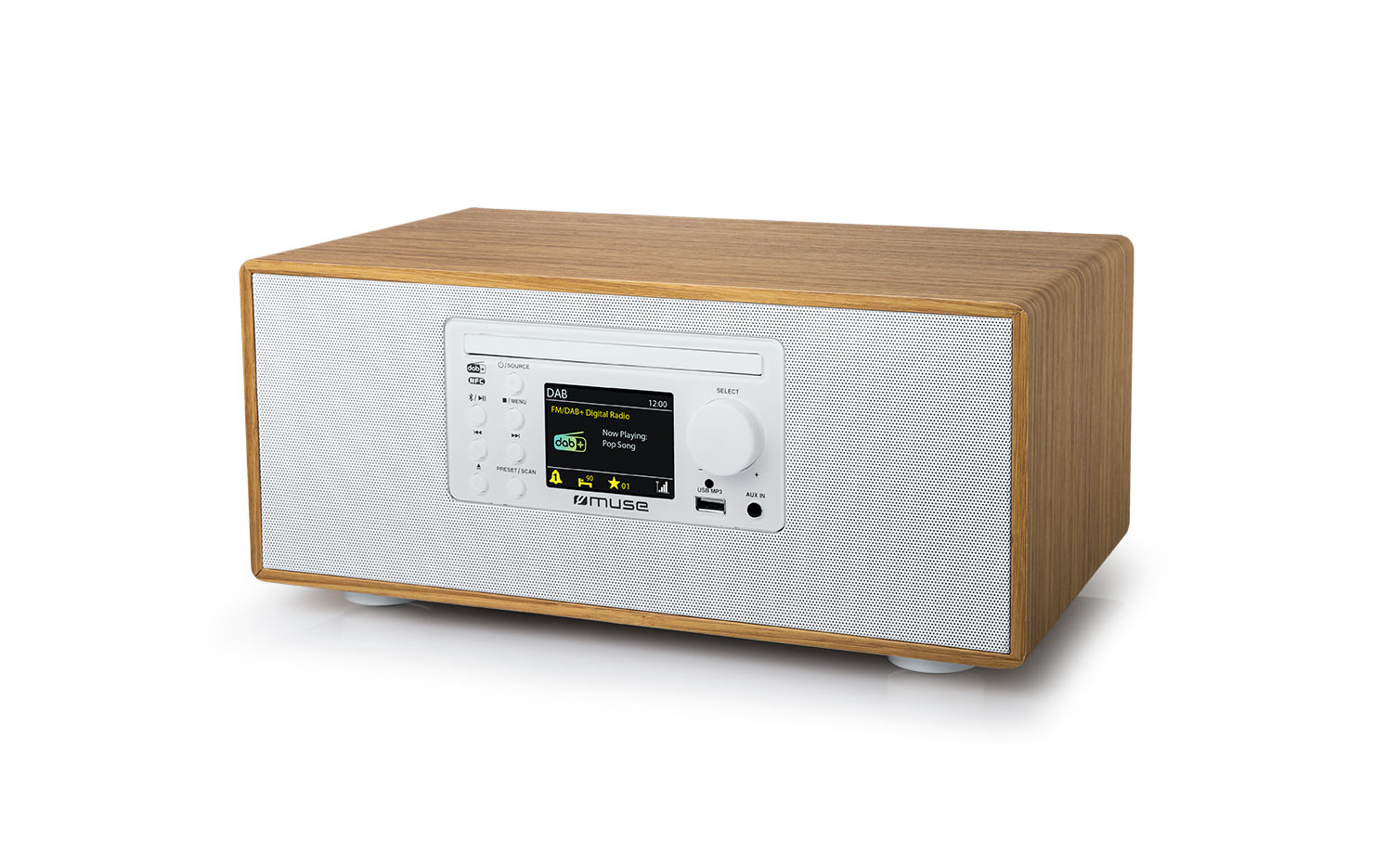 R/CD-speler MUSE M-695 DBTW