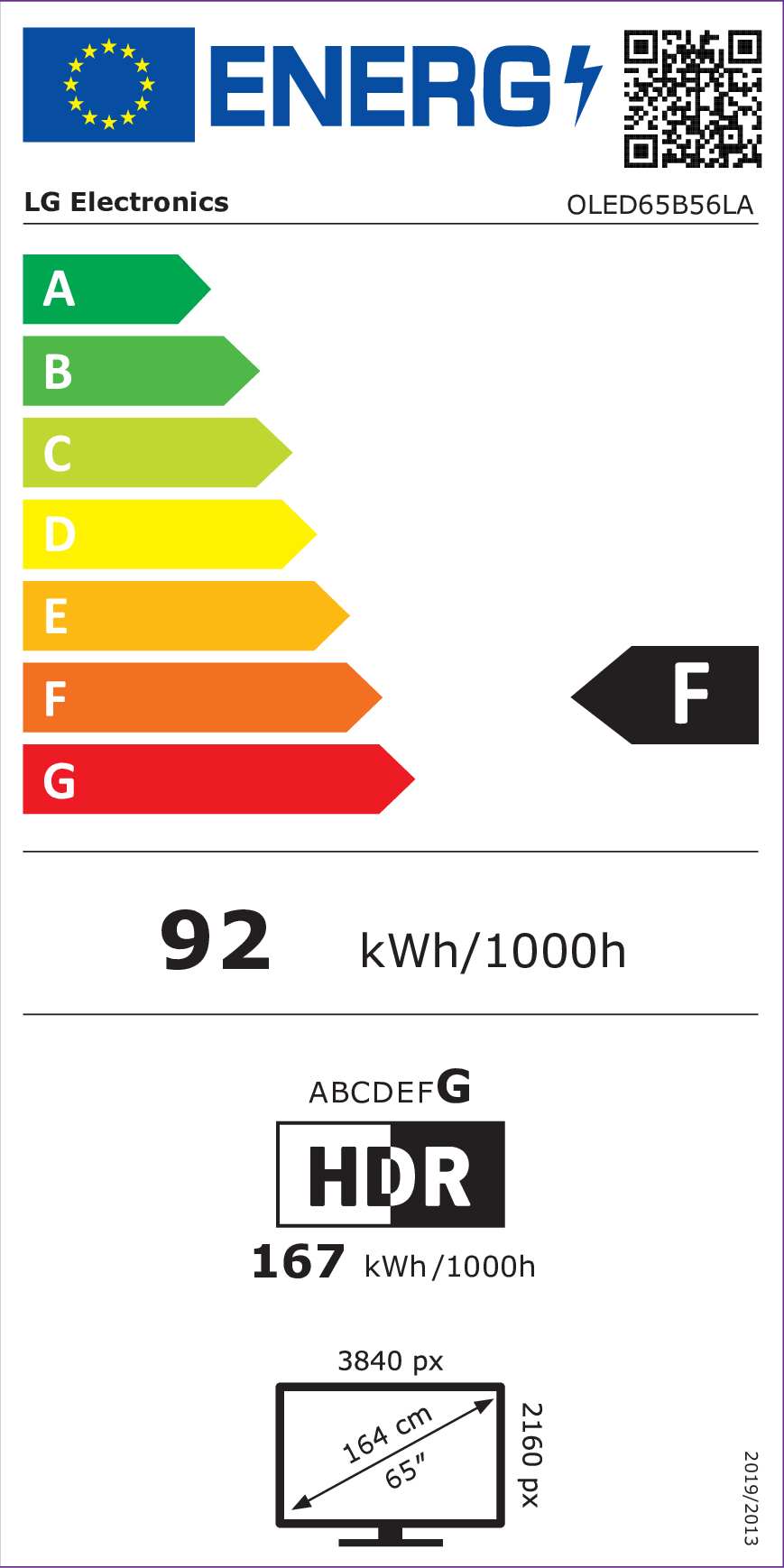 LG OLED TV OLED65B56LA