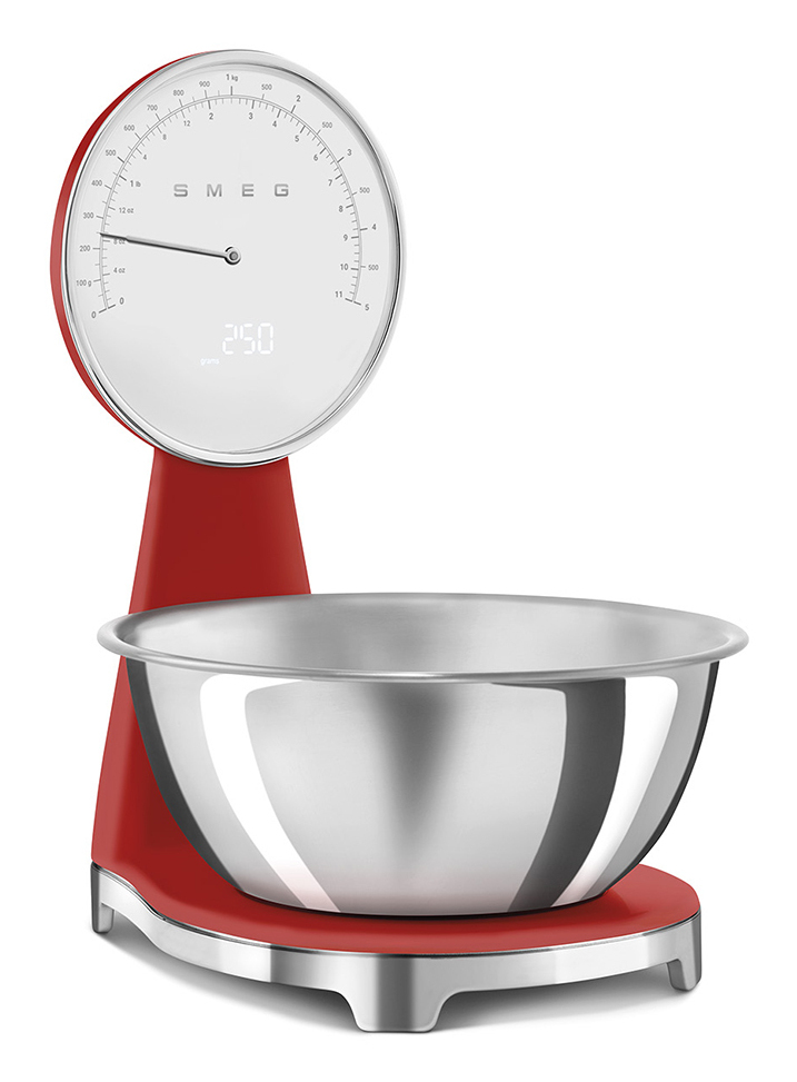 Keukenweegschaal SMEG KSF01RDWW / rood