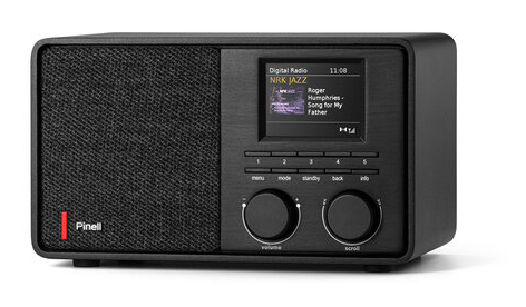 Internetradio PINELL Supersound 201W zwart