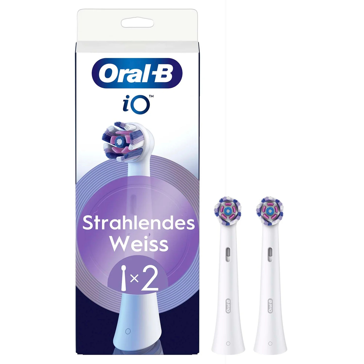 Opzetborstel ORAL-B 151848 iO / radiant white / 2 stuks 