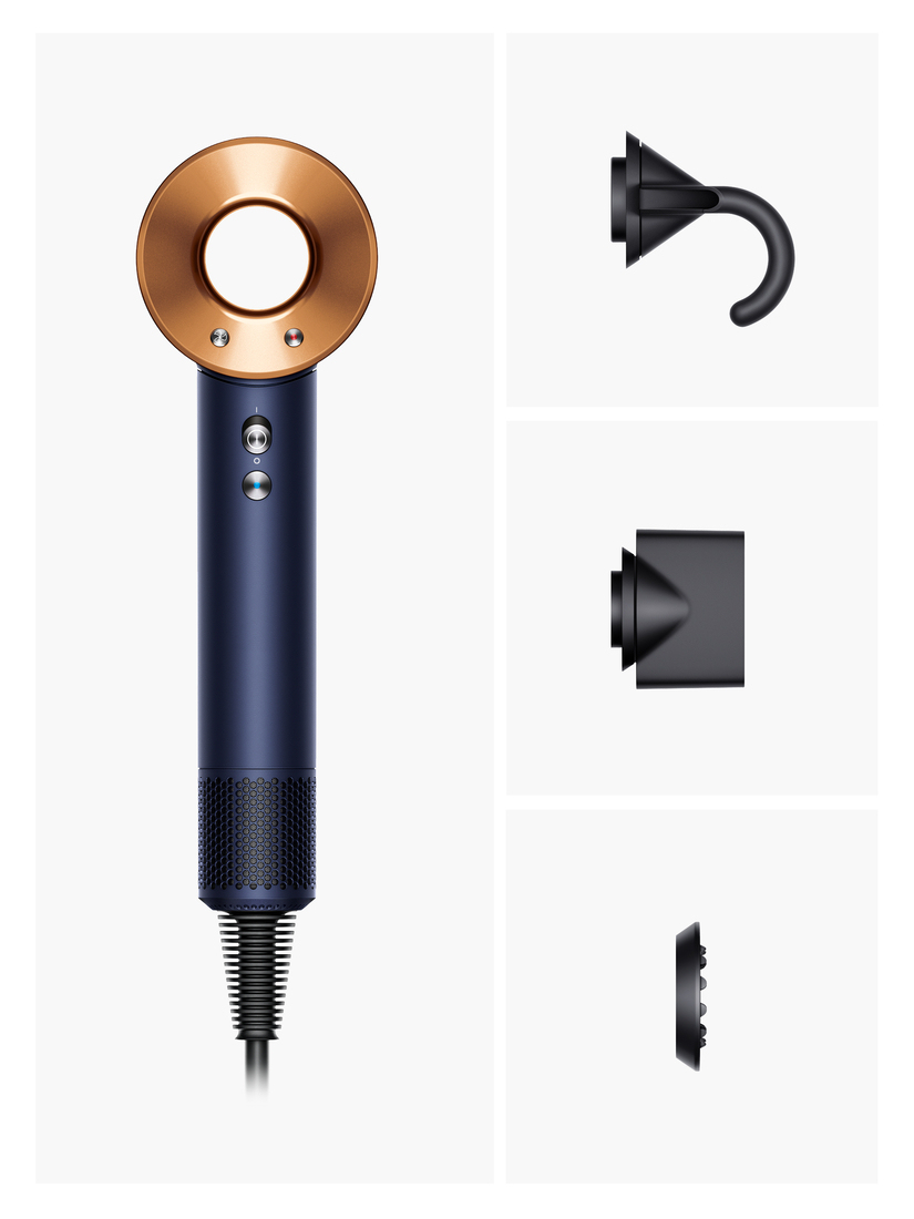 Haardroger DYSON 113277-01 Supersonic / Straight & Wavy / Blue - Copper