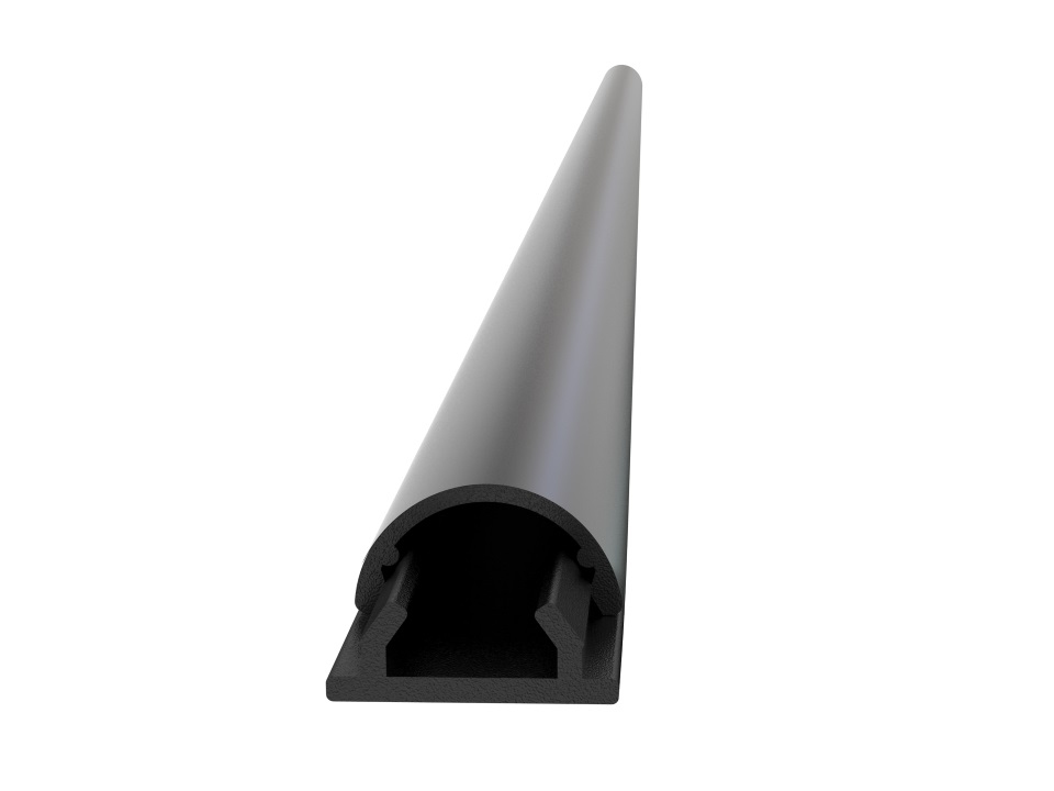 M Universal Cable Cover Black 18mmW - 1600mm L