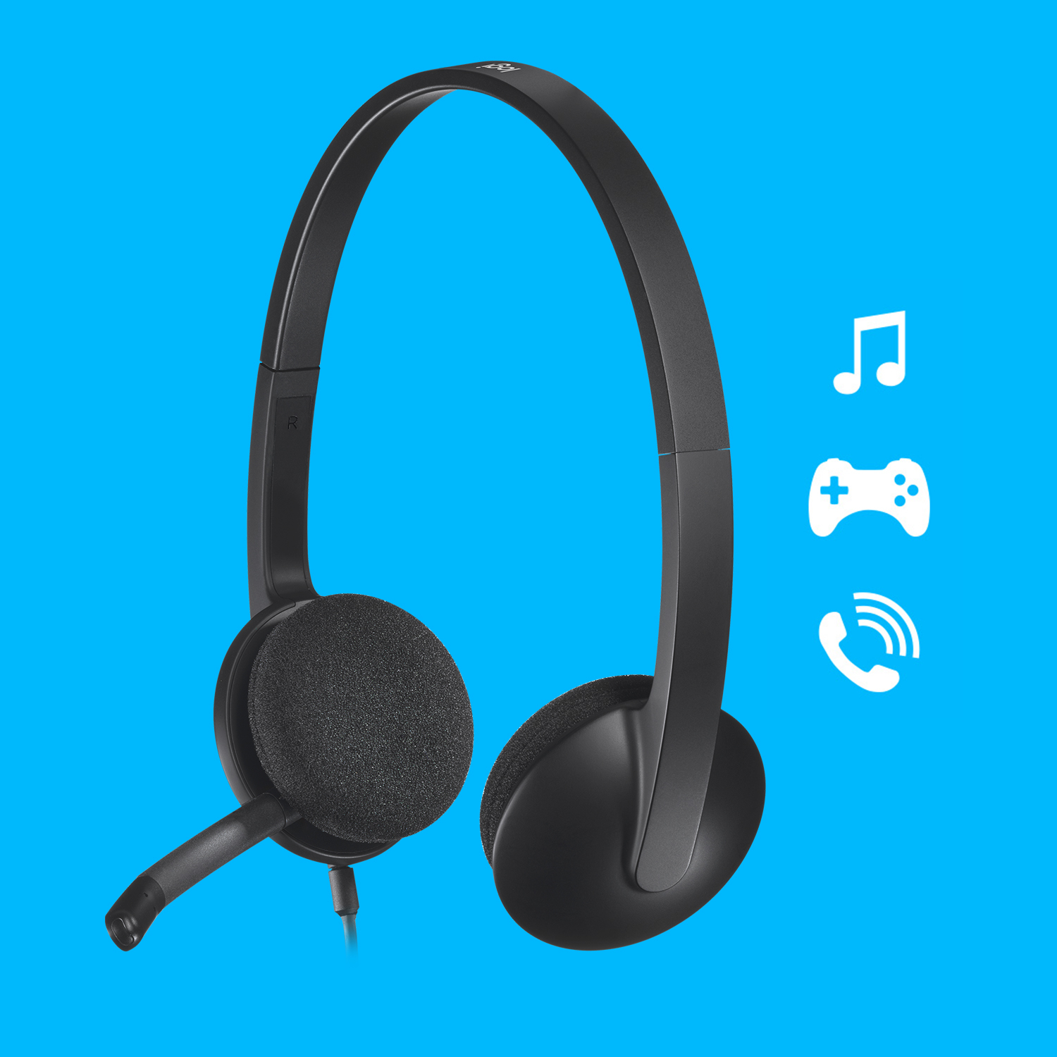 Headset PC Logitech H340 Usb 981-000475