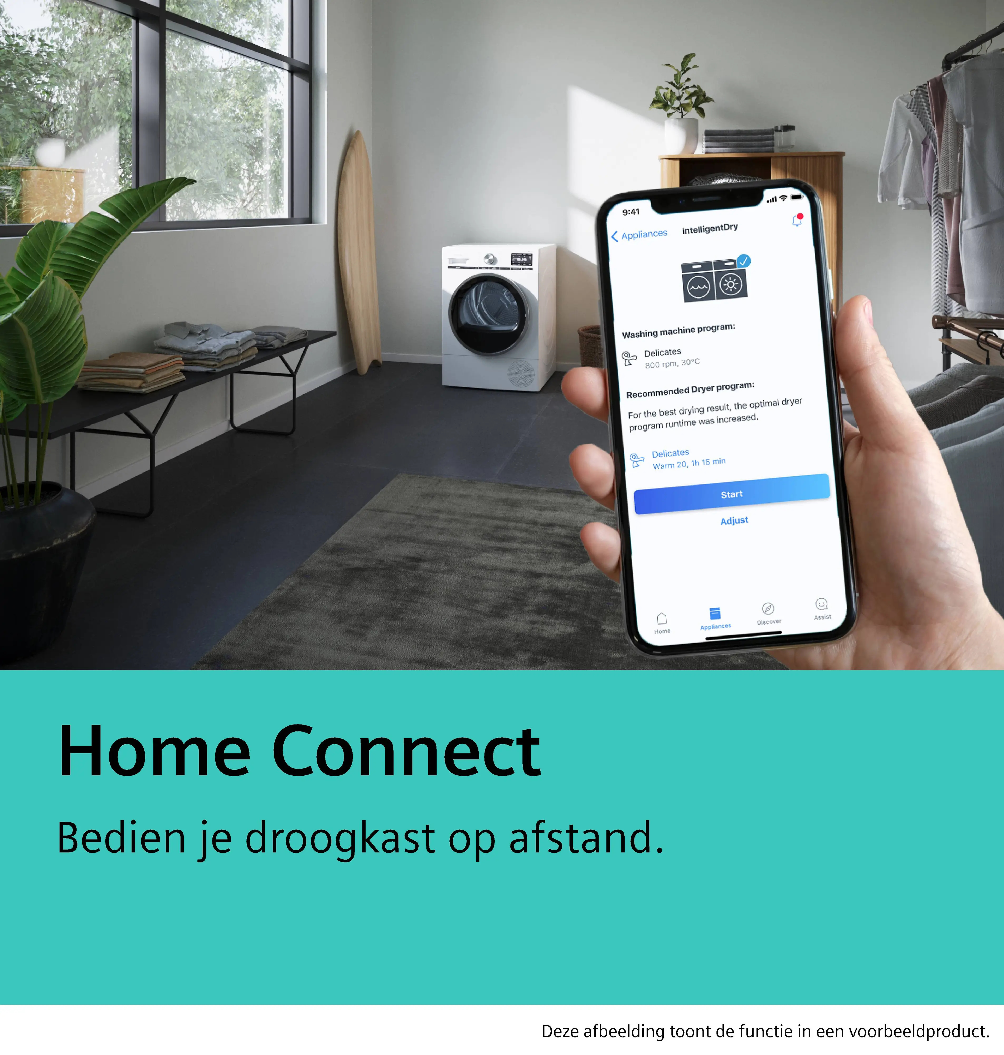 Siemens iQ700 WR47B2C5FG wasdroger Vrijstaand Voorbelading 9 kg Wit