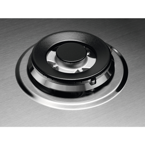 AEG HGB64420SM Noir, Acier inoxydable Comptoir 56 cm Gaz 4 zone(s)