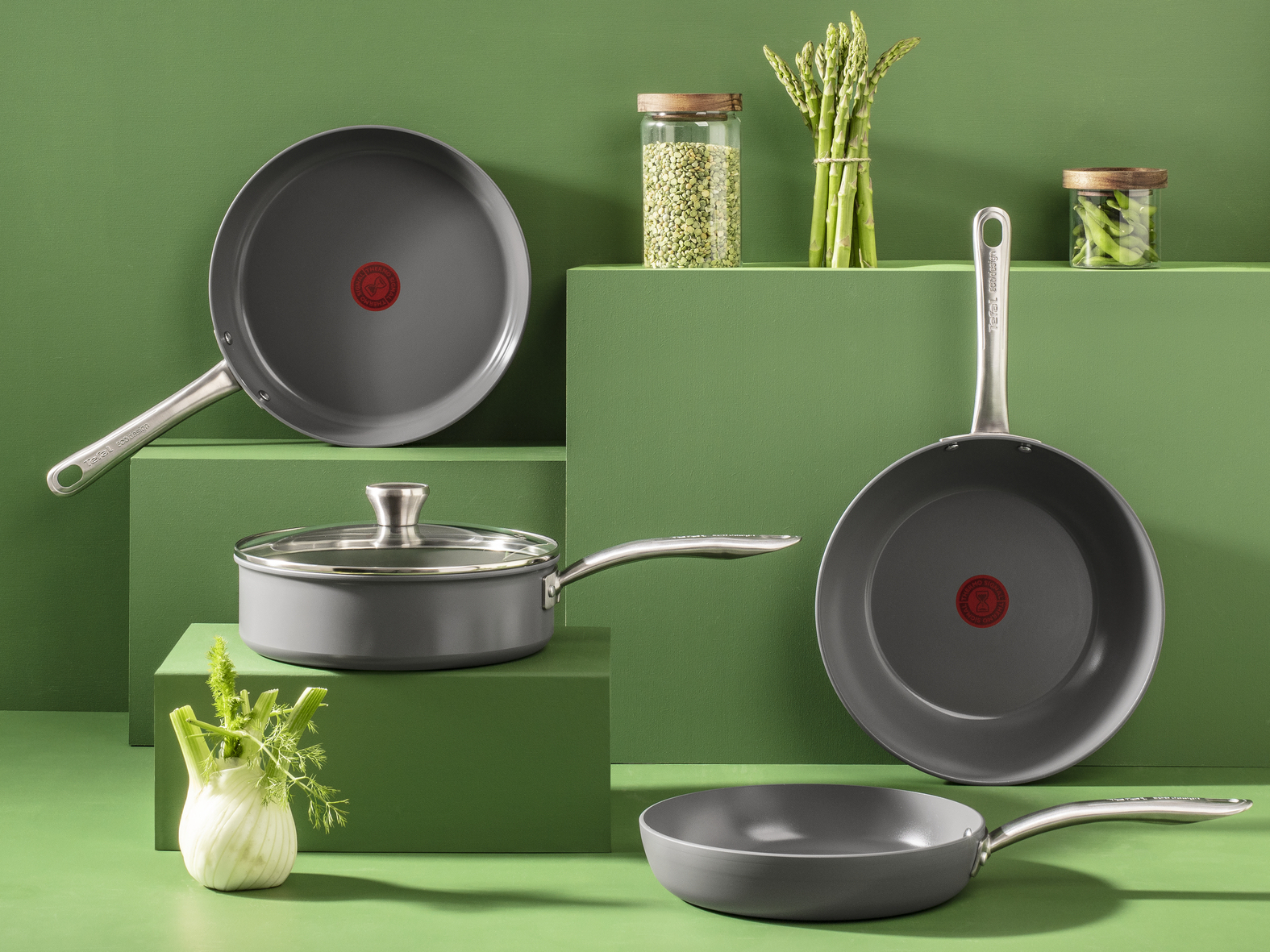 Tefal Renew+ C42404 keramische koekenpan 24 cm - inductie