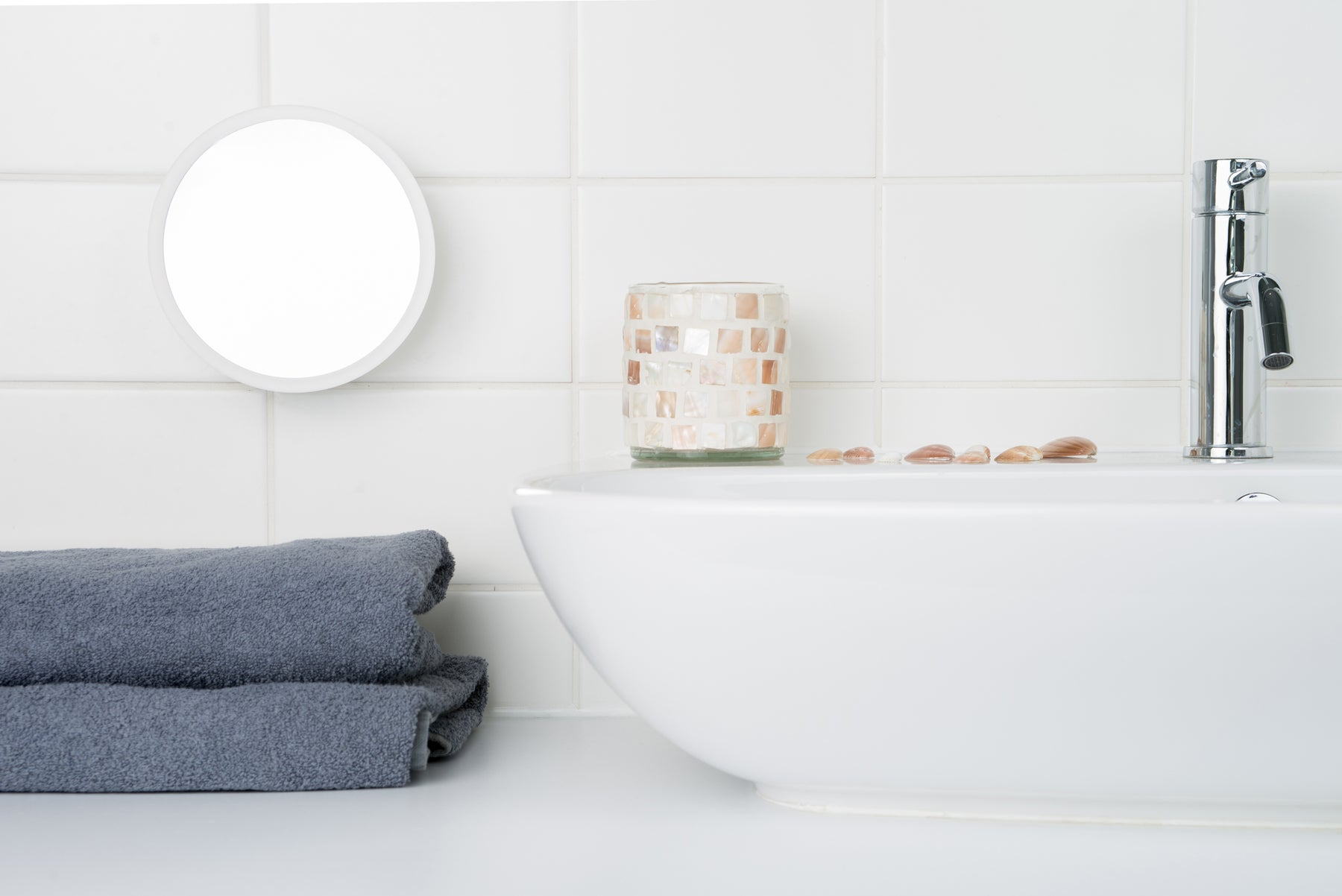Bosign AirMirror make-upspiegel Zuignap Rond Wit