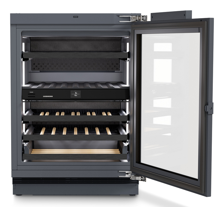 Liebherr UWpri 3782 Vinidor Selection Thermo-elektrische wijnkoeler Onderbouw Zwart 38 fles(sen)