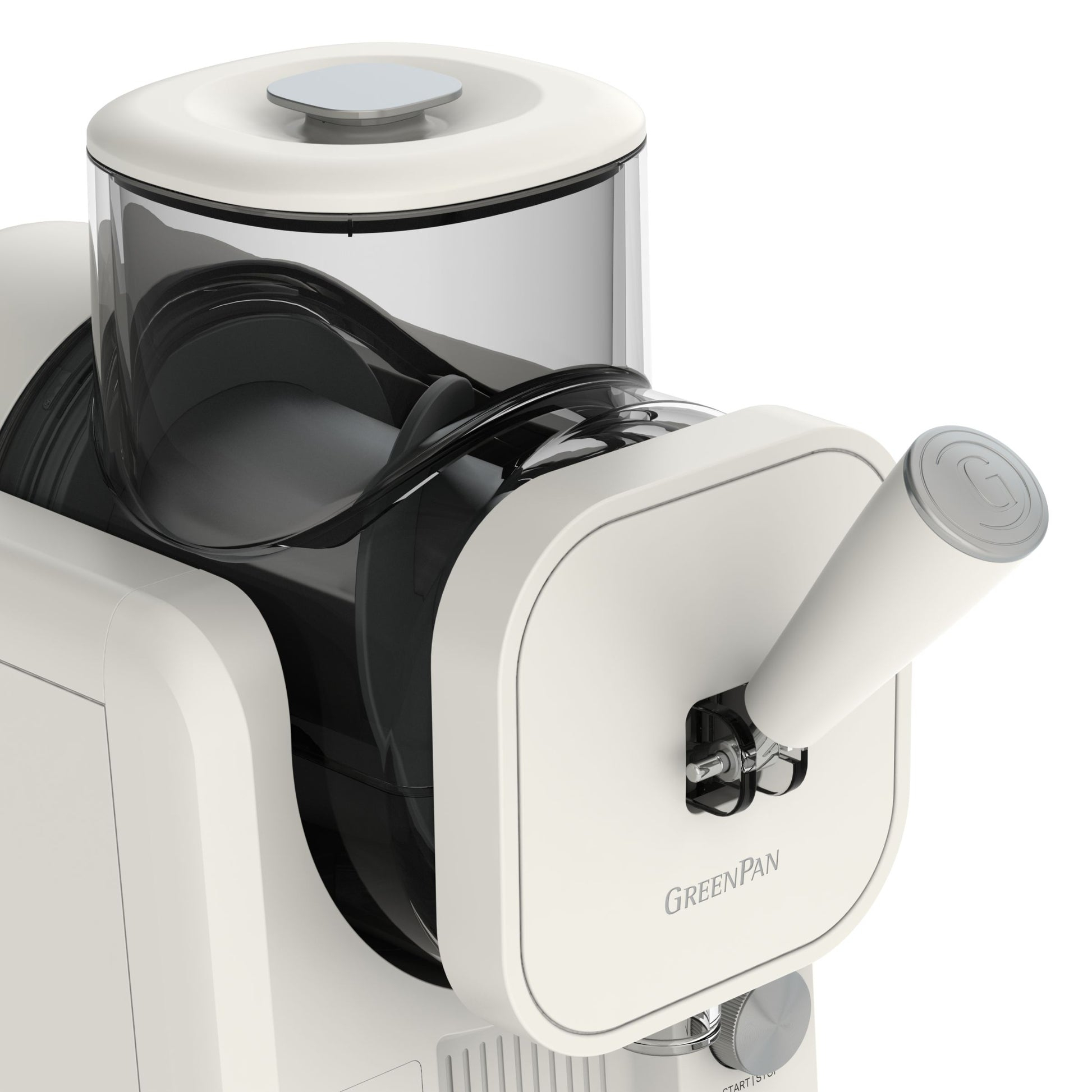 GreenPan Frost ijsmachine 1,87L Sorbetière pour glace italienne 1,8 L 300 W Noir, Blanc