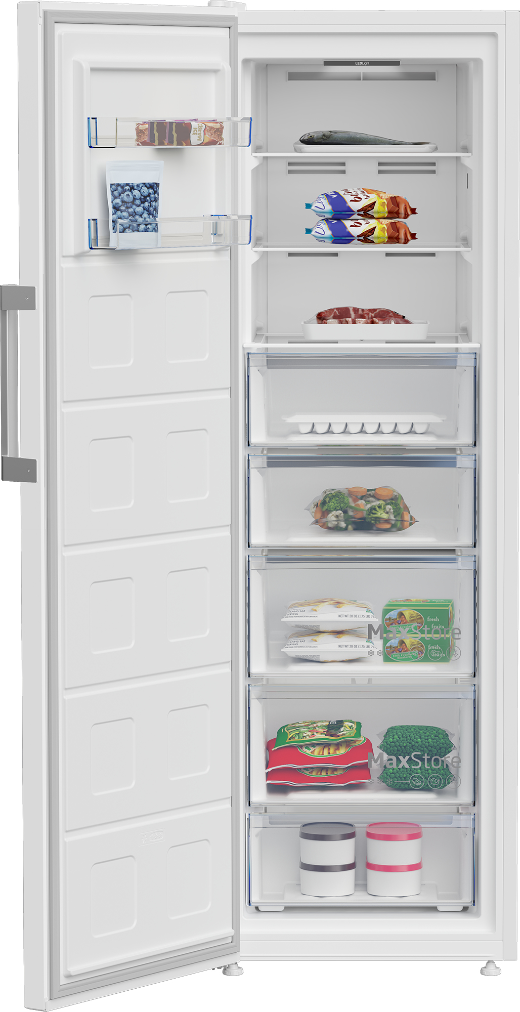 Diepvrieskast BEKO B3RMFNE314W1 / 286L / E / 185cm / NoFrost