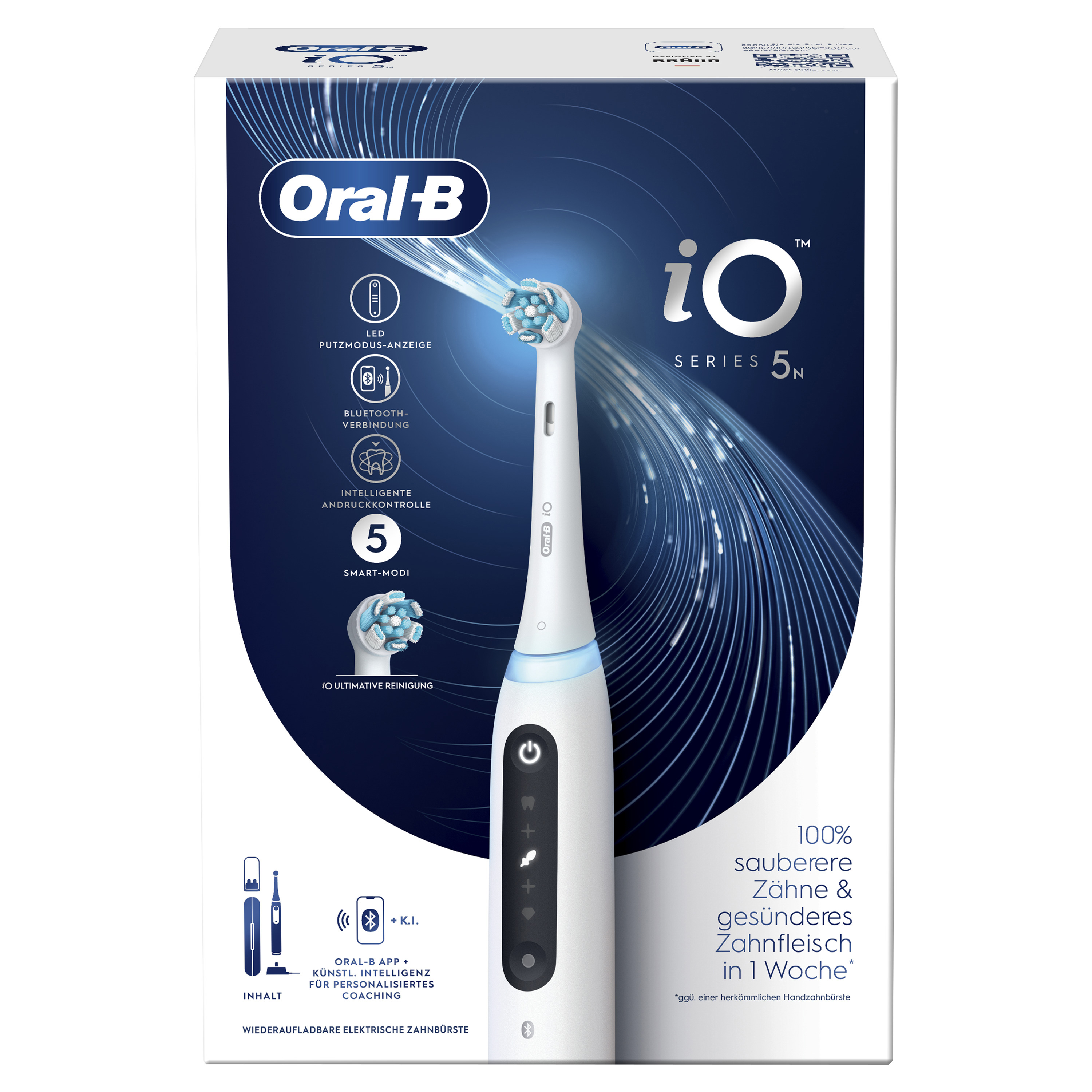 Elektrische tandenborstel ORAL-B 755785 iO series 5 / Quite White / met etui