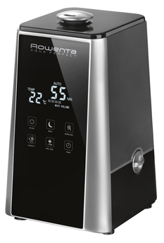 Rowenta HU5220 humidificateur Ultrasonic 5,9 L Noir, Acier inoxydable 110 W