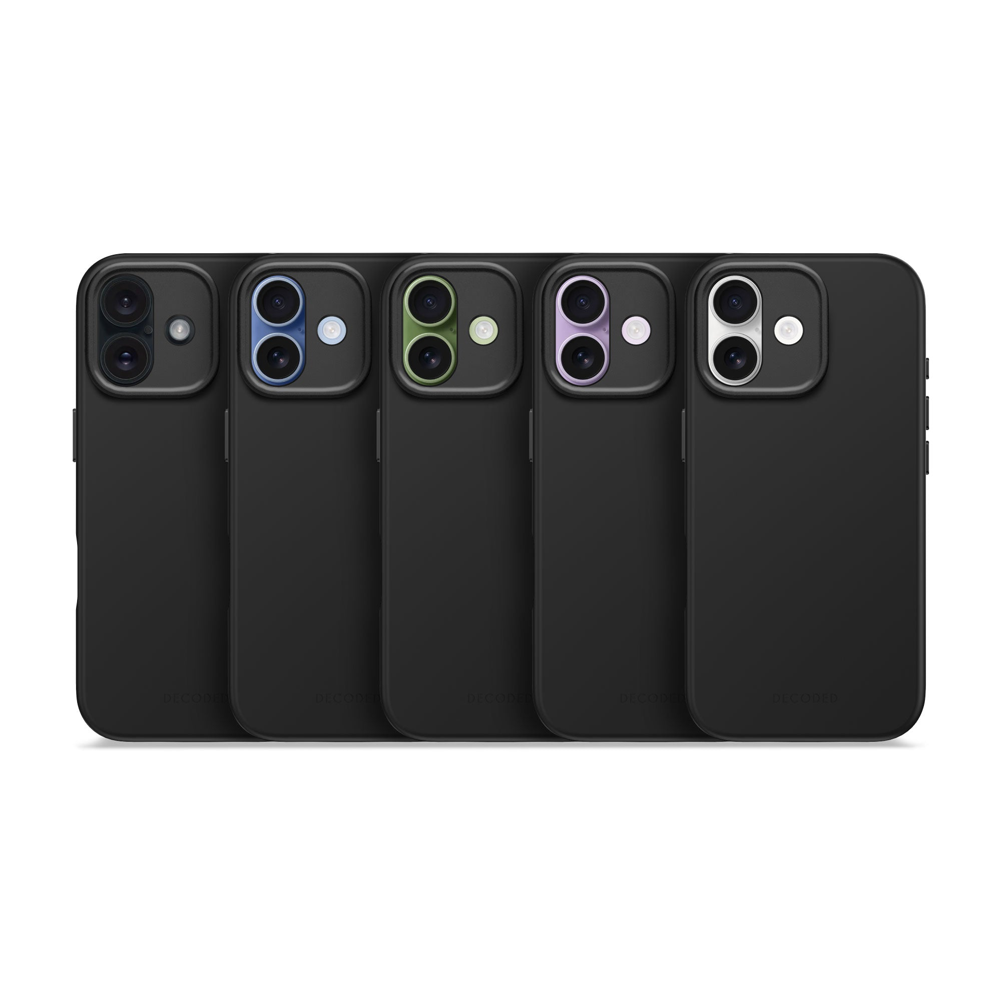 Decoded Silicone Backcover Apple iPhone 17 Phantom Black