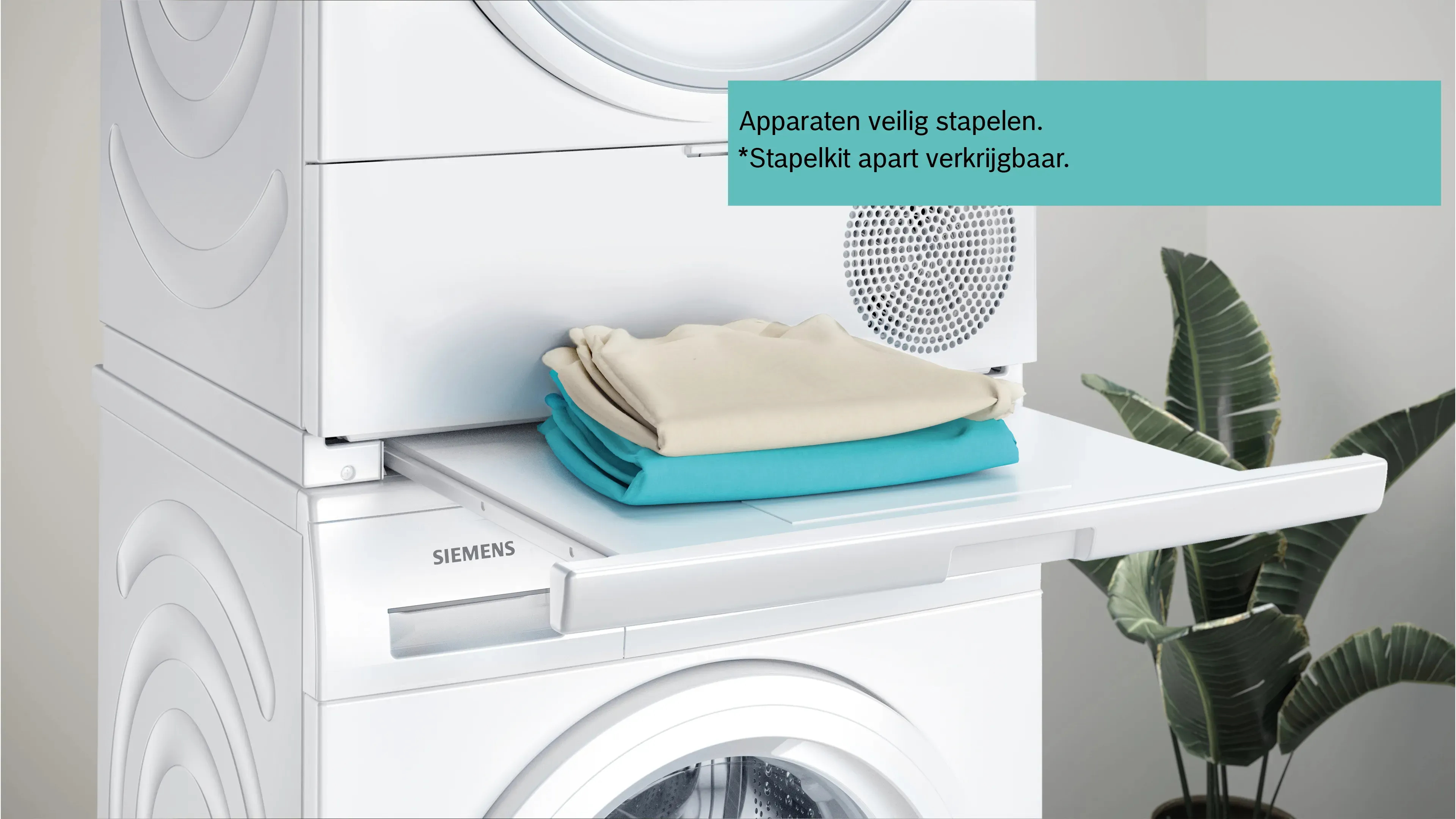 Siemens iQ500 WQ45G2D90 wasdroger Vrijstaand Voorbelading 9 kg Wit