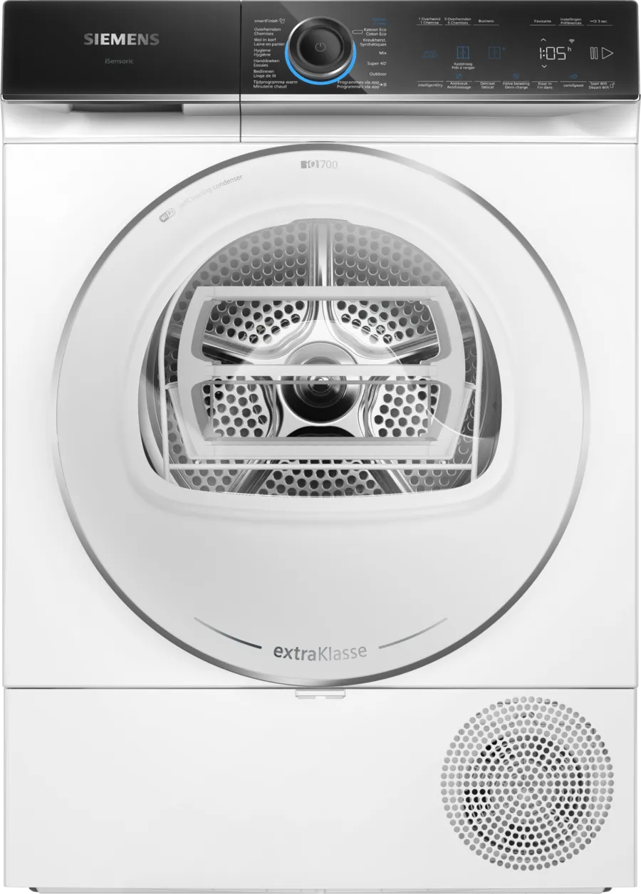 Warmtepompdroogkast SIEMENS WQ46B2C9FG ExtraKlasse / 9kg / A+++