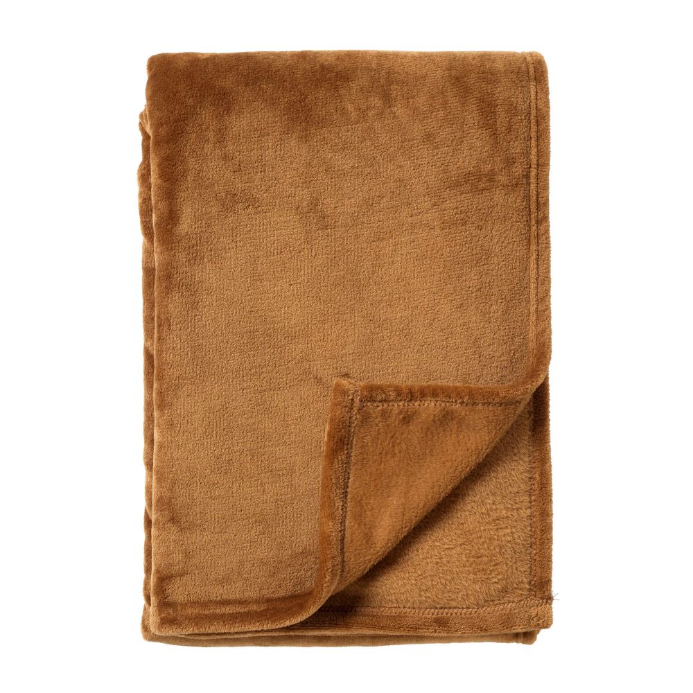 Plaid Dutch Decor HARVEY Tobacco Brown 150x200cm