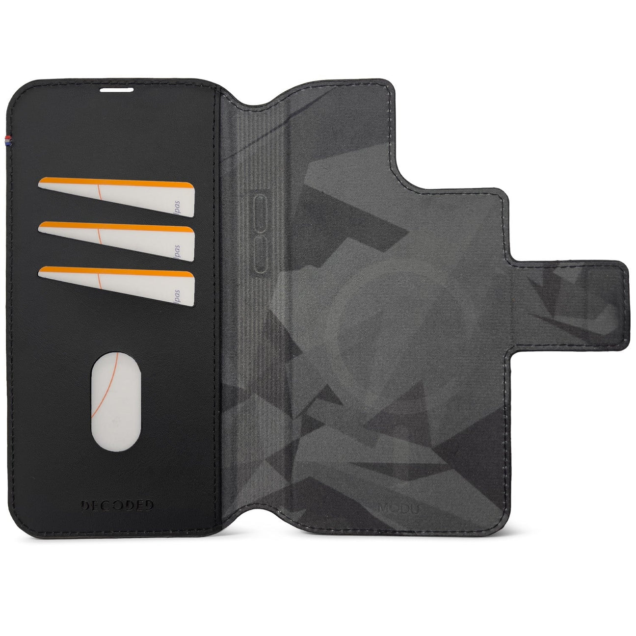 Tas DECODED Modu Wallet Black iPhone 14 Plus