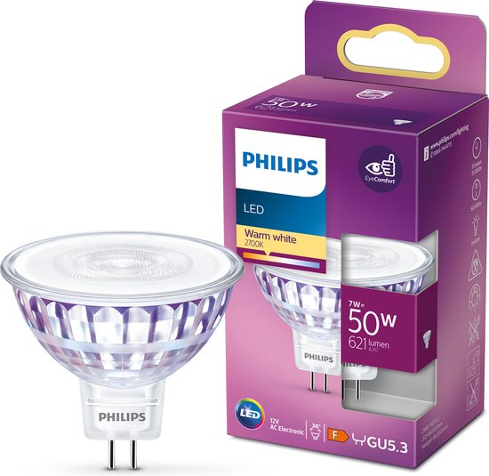 LED-spot PHILIPS 8718699773977 GU5.3 7W-50W WW