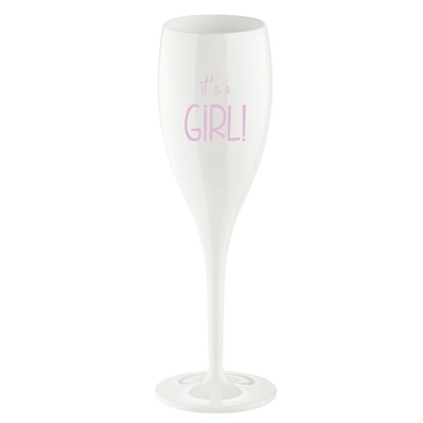 Glas KOZIOL 4031525 Cheers It's A Girl White 100ml