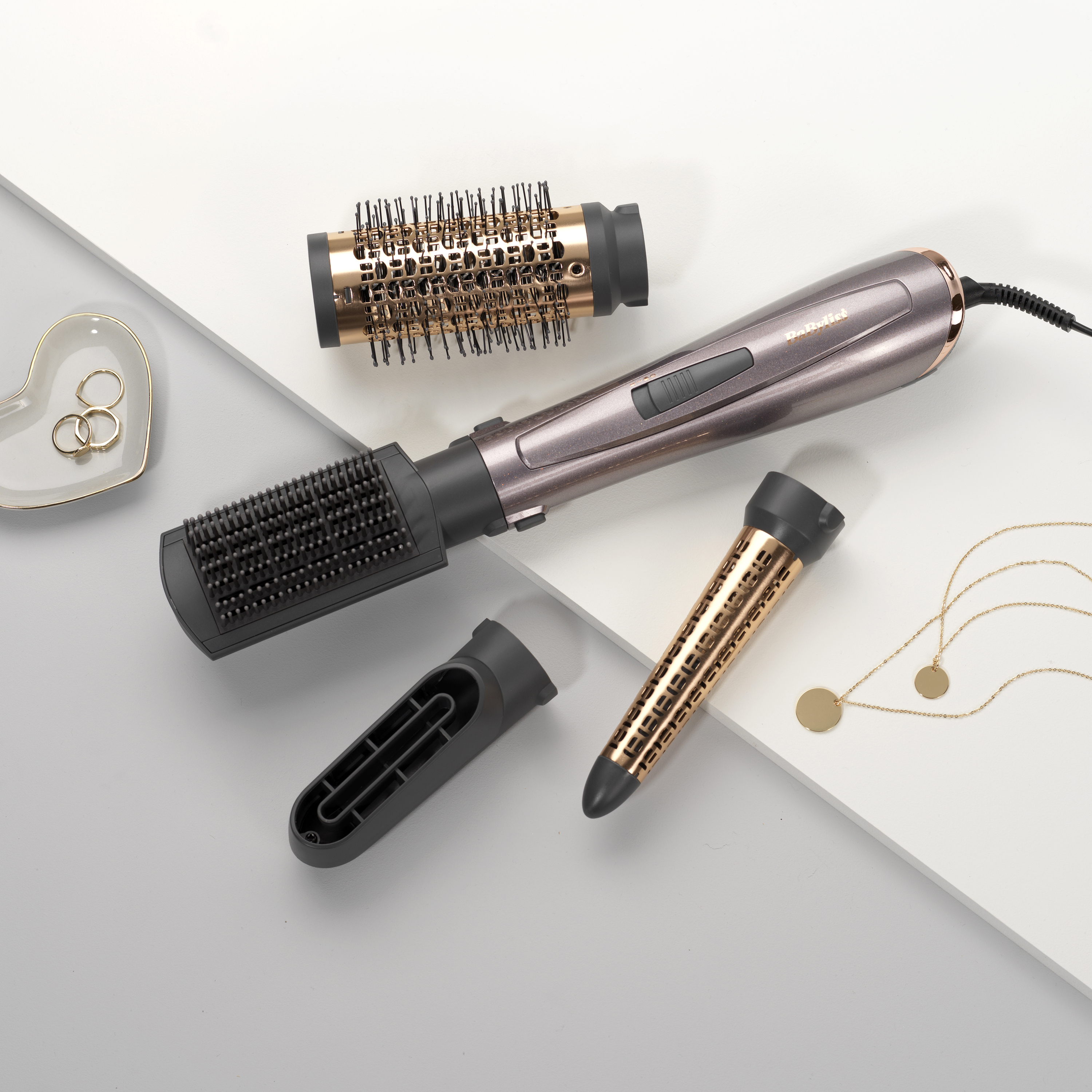 BaByliss Air Style 1000 Haarstijlset Warm Zwart, Koper, Palladium 1000 W 2,5 m