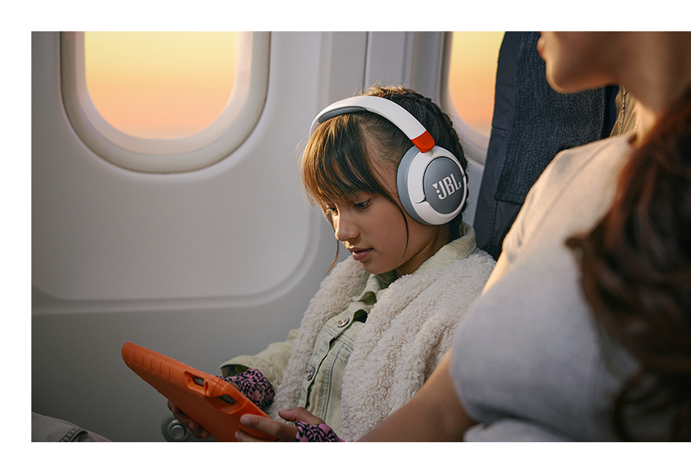 Hoofdtelefoon JBL JR470NC wit