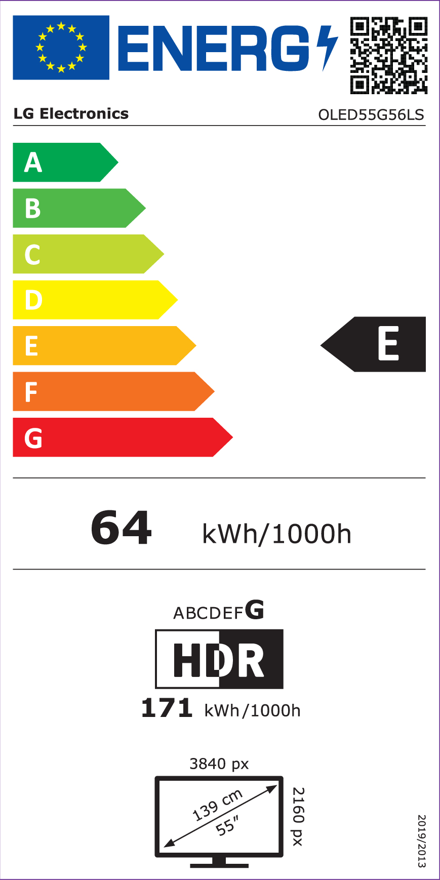 LG OLED TV OLED55G56LS