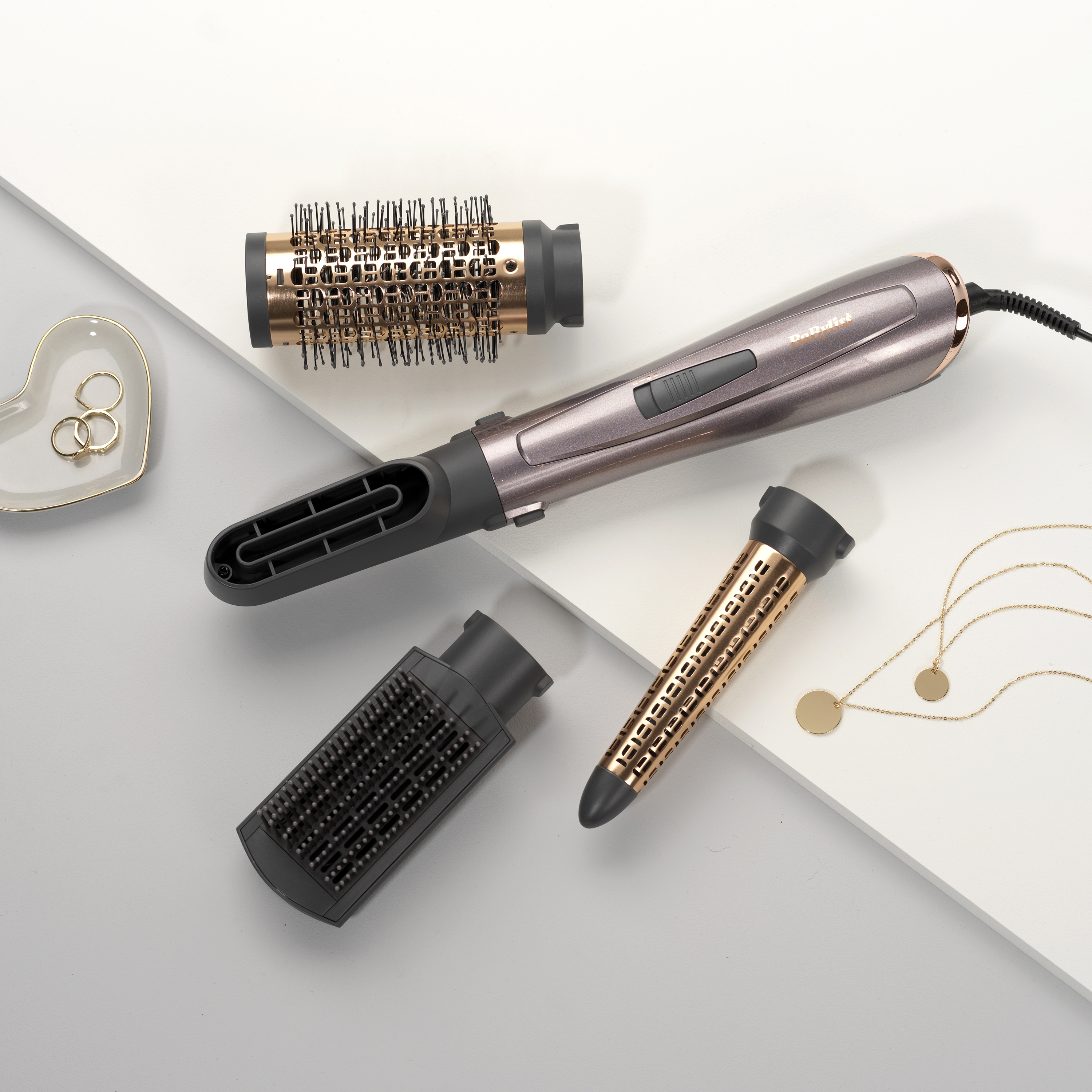 BaByliss Air Style 1000 Haarstijlset Warm Zwart, Koper, Palladium 1000 W 2,5 m