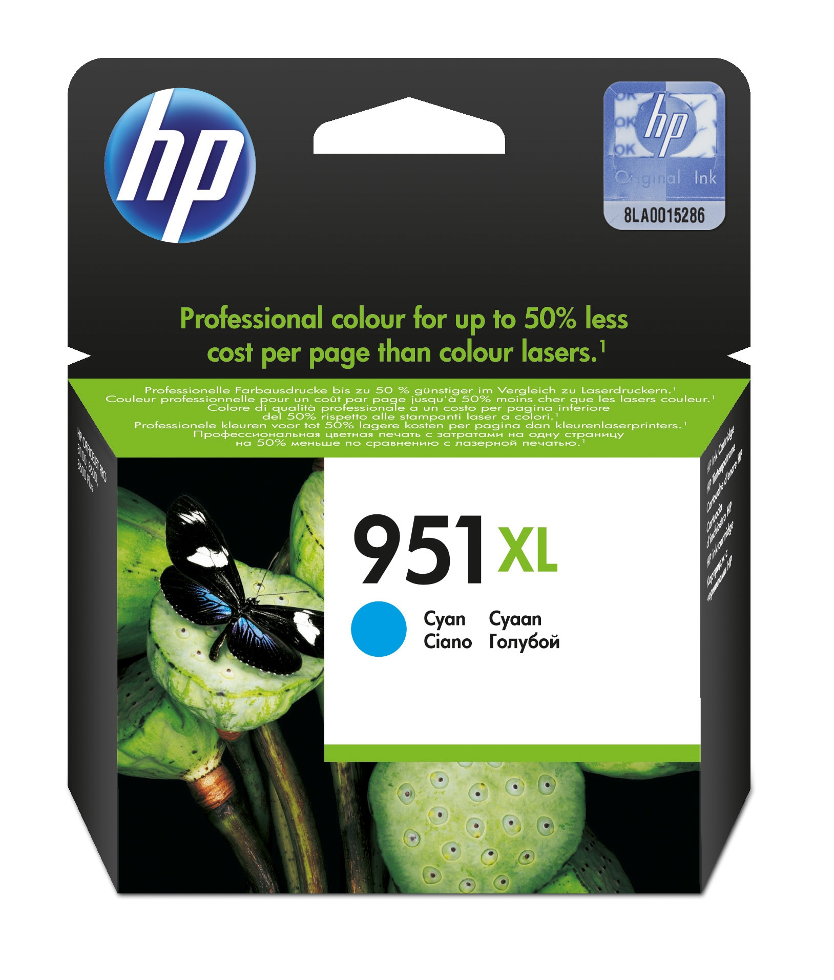 Inktpatroon HP 951XL Cyan