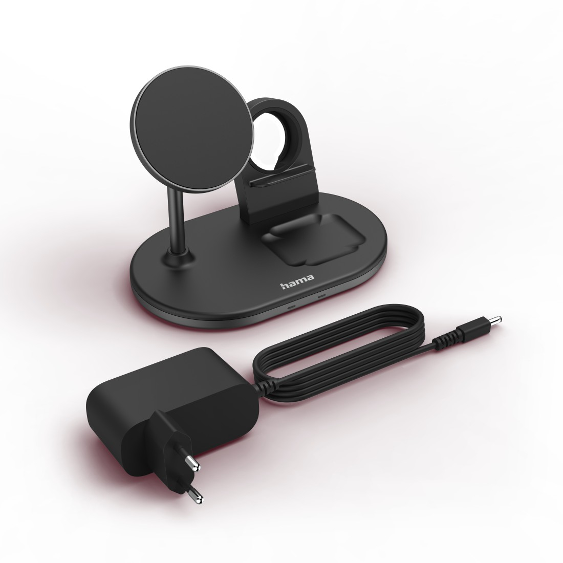 Hama 3in1 draadloos oplaadstation "MagCharge Multi"