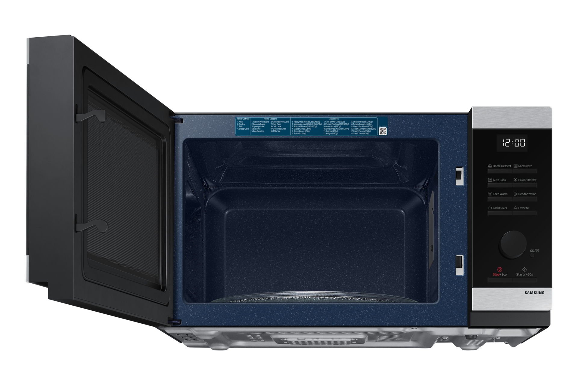 Samsung Micro-ondes Solo 32L Inox - MS32DG4504AT