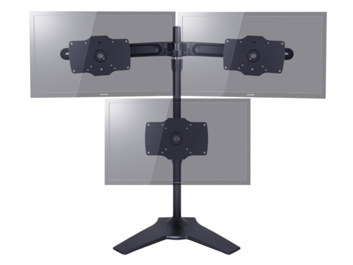 Monitorsteun MULTIBRACKETS dual stand zwart