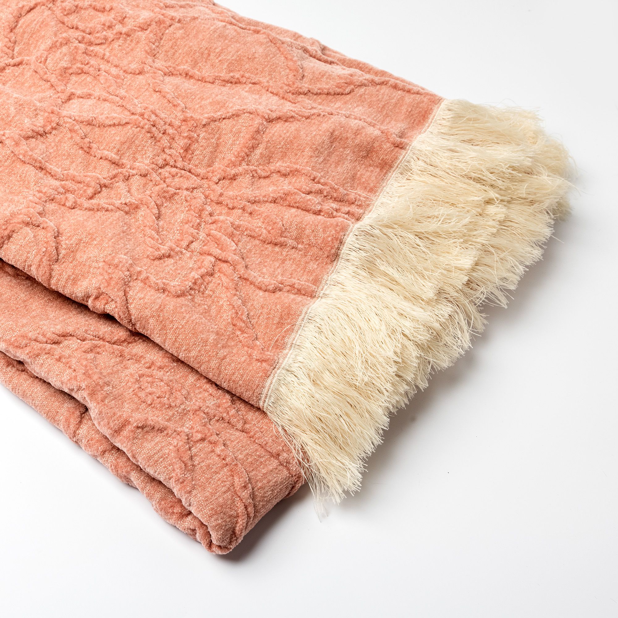 Plaid Dutch Decor FLORINE Muted Clay 140x180cm