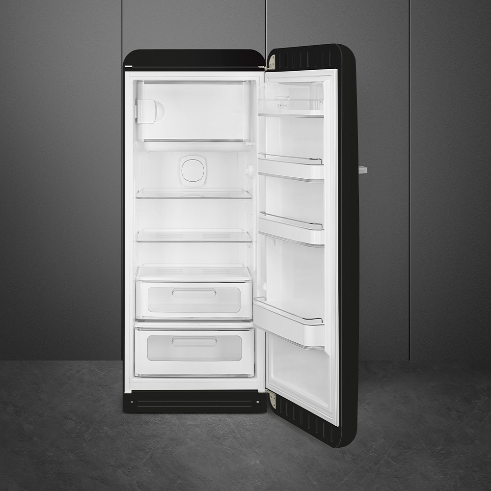 Koelkast SMEG FAB28RBL6 50's Style / C / 244L+26L / 153cm / zwart