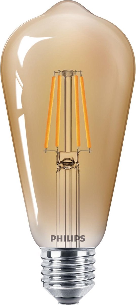LED-lamp PHILIPS 8718699673543 Gold E27 ST64 4W-35W