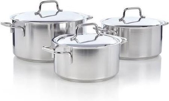 Demeyere apollo set de casseroles 3 pcs