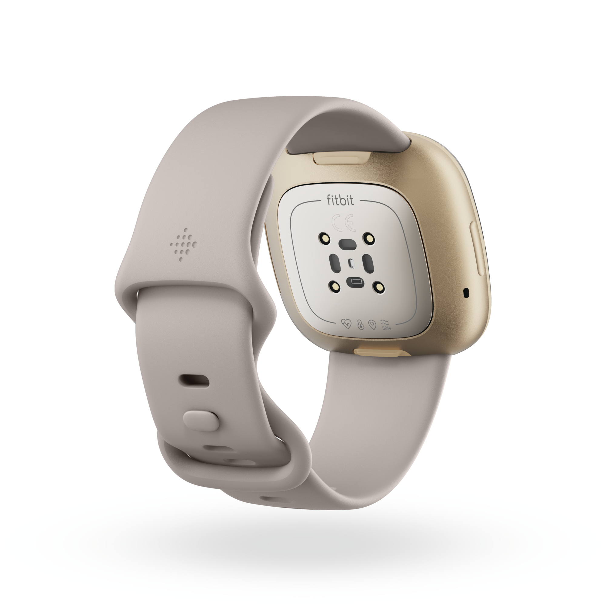 Fitbit Sense 4,01 cm (1.58") AMOLED 40 mm Numérique Écran tactile Blanc Wifi GPS (satellite)