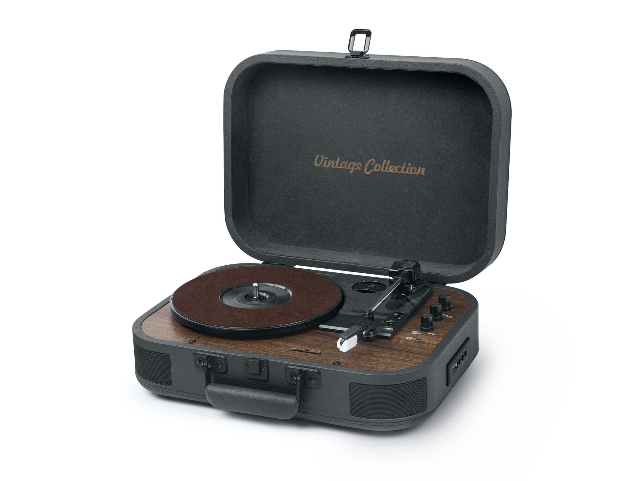 Platenspeler MUSE MT-207 DGB zwart | Bluetooth out