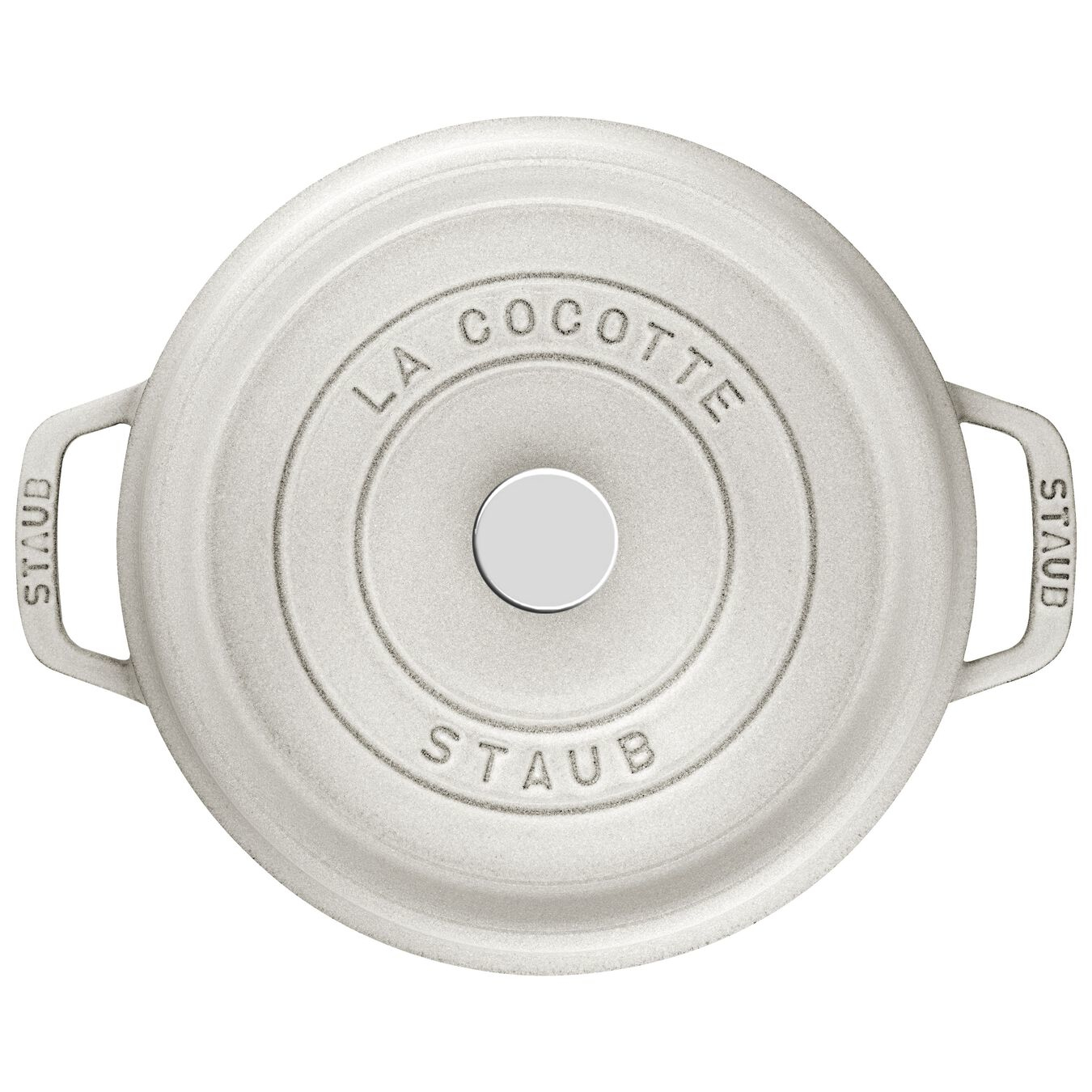 Staub cocotte rond 26 cm white truffle