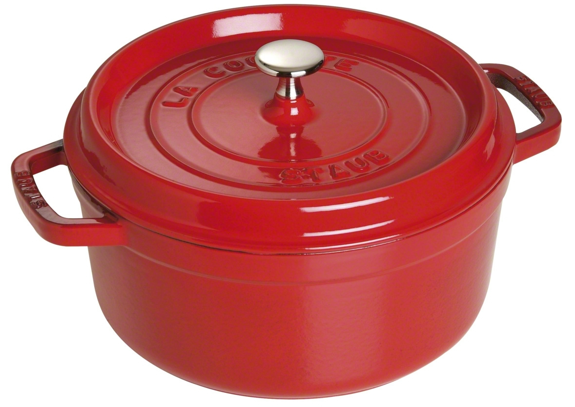 Staub ronde cocotte 26cm kers 1102606