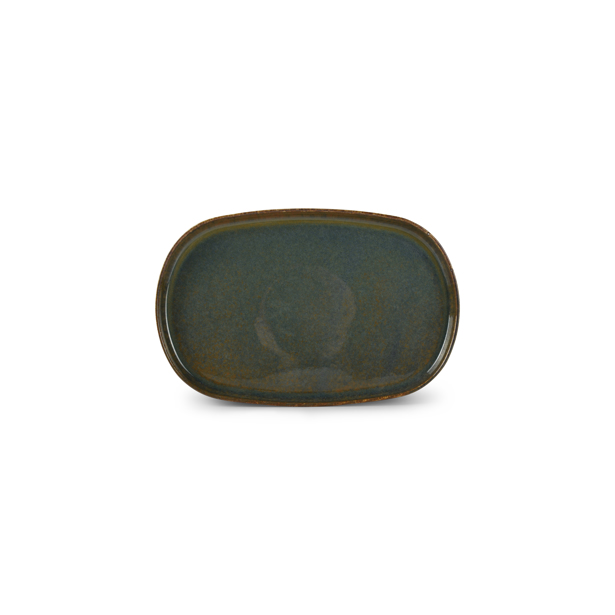 Plat bord BONBISTRO 741022 Pila / 34x22xH2cm / groen