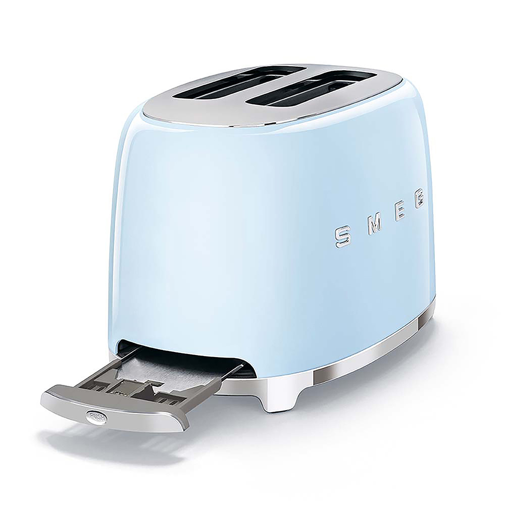 Smeg grille-pain bleu pastel TSF01PBEU