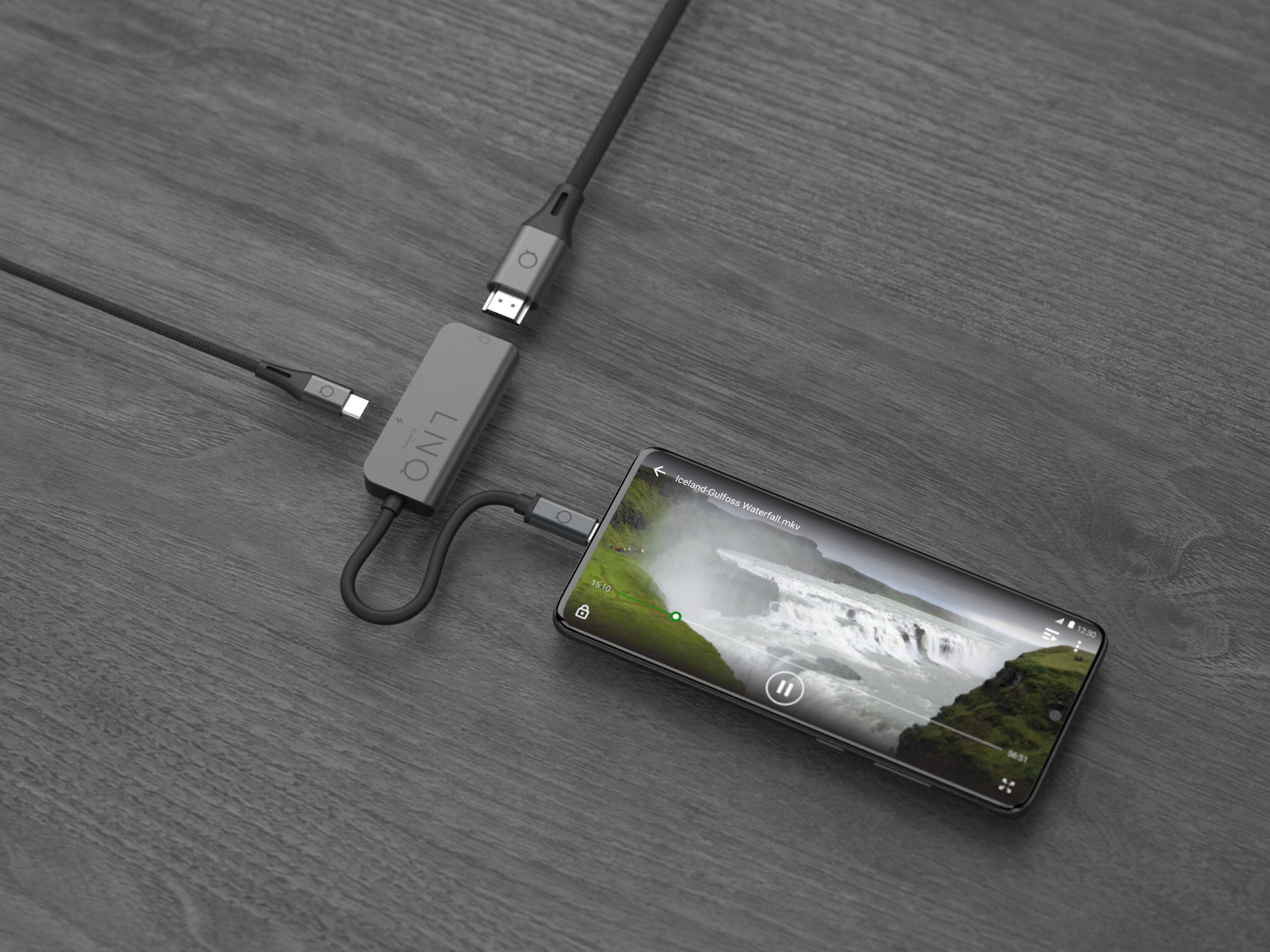 Linq 2 en 1 USB-C Multiport Hub ,